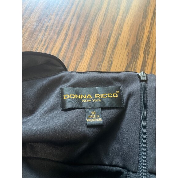 Donna Ricci New York black sleeveless maxi dress size 10 - Picture 5 of 7